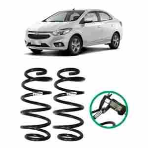 2 Molas Traseira Reforçadas Gnv Prisma 2017 2018 2019 2020